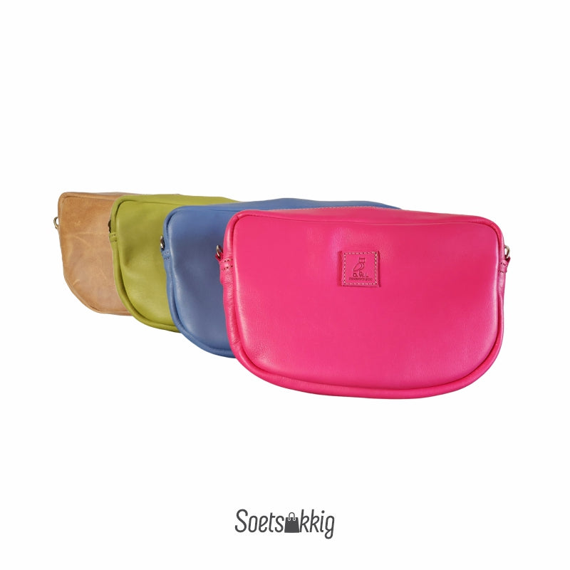 Funky Compact Leather Hip Bags