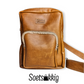 Real Leather Mini Backpack